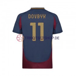 AS Rom Artem Dovbyk 11 2024-2025 Herren Trikot Ausweich Kurzarm