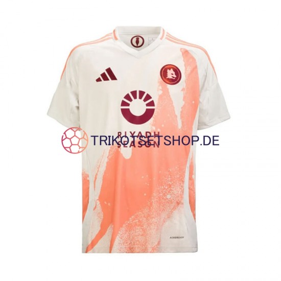 AS Rom 2024-2025 Herren Trikot Auswärts Kurzarm