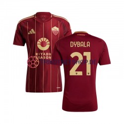 AS Rom Paulo Dybala 21 2024-2025 Herren Trikot Heim Kurzarm
