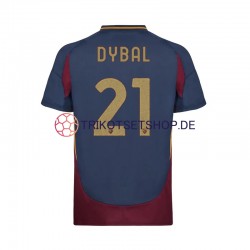 AS Rom Paulo Dybala 21 2024-2025 Herren Trikot Ausweich Kurzarm