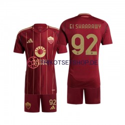 AS Rom Stephan El Shaarawy 92 2024-2025 Kinder Trikotset Heim Kurzarm