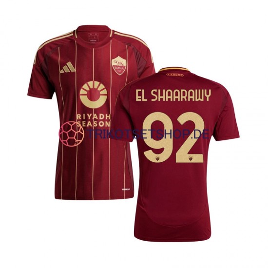 AS Rom Stephan El Shaarawy 92 2024-2025 Herren Trikot Heim Kurzarm