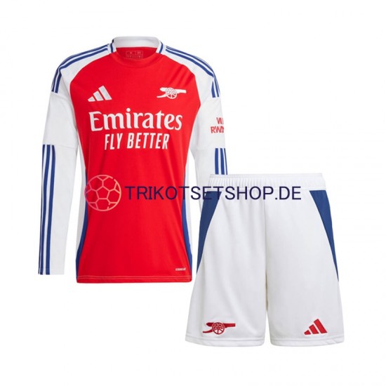 Arsenal 2024-2025 Kinder Trikotset Heim Langarm