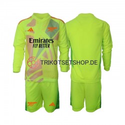 Arsenal Torwart 2024-2025 Kinder Trikotset Heim Langarm