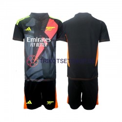 Arsenal Torwart 2024-2025 Kinder Trikotset Ausweich Kurzarm