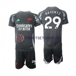 Arsenal Havertz 29 2024-2025 Kinder Trikotset Auswärts Kurzarm