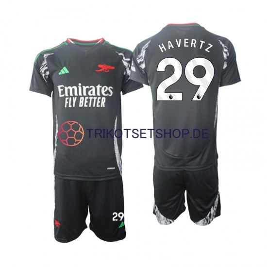 Arsenal Havertz 29 2024-2025 Kinder Trikotset Auswärts Kurzarm