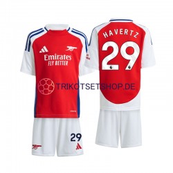 Arsenal Havertz 29 2024-2025 Kinder Trikotset Heim Kurzarm