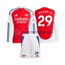 Arsenal Kai Havertz 29 2024-2025 Kinder Trikotset Heim Langarm