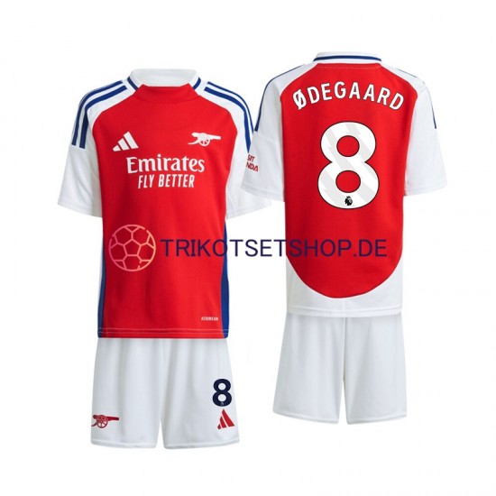 Arsenal Odegaard 8 2024-2025 Kinder Trikotset Heim Kurzarm