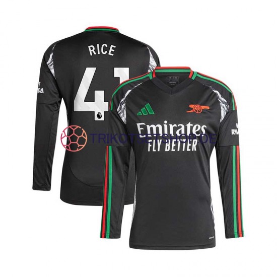 Arsenal Rice 41 2024-2025 Herren Trikot Auswärts Langarm