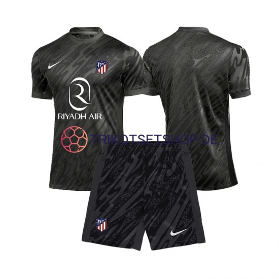 Atlético Madrid Torwart 2024-2025 Kinder Trikotset Heim Kurzarm
