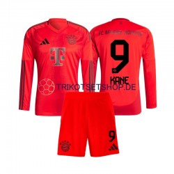 FC Bayern München Harry Kane 9 2024-2025 Kinder Trikotset Heim Langarm