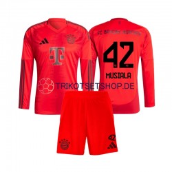 FC Bayern München Jamal Musiala 42 2024-2025 Kinder Trikotset Heim Langarm