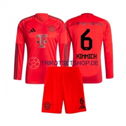 FC Bayern München Joshua Kimmich 6 2024-2025 Kinder Trikotset Heim Langarm
