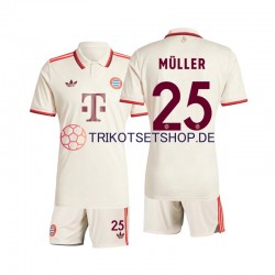 FC Bayern München Muller 25 2024-2025 Kinder Trikotset Ausweich Kurzarm