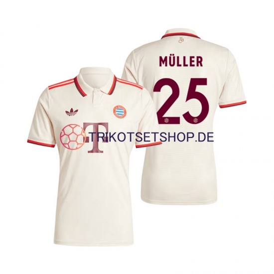 FC Bayern München Muller 25 2024-2025 Herren Trikot Ausweich Kurzarm