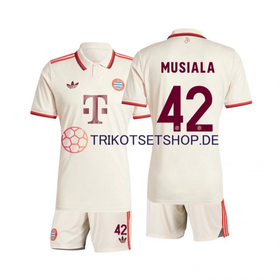 FC Bayern München Musiala 42 2024-2025 Kinder Trikotset Ausweich Kurzarm
