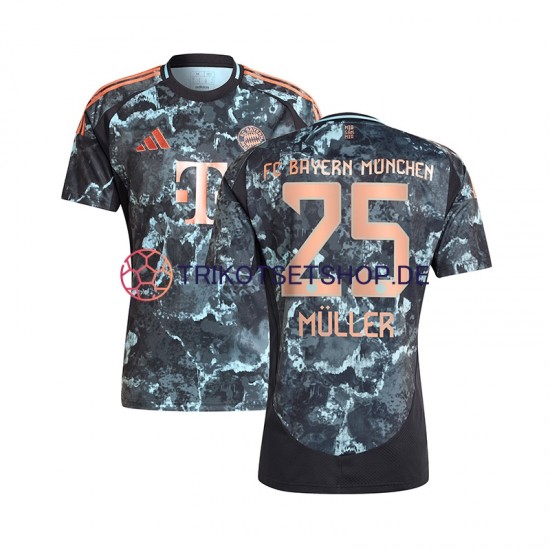 FC Bayern München Thomas Muller 25 2024-2025 Herren Trikot Auswärts Kurzarm