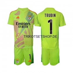 Benfica Torwart Anatolij Trubin 1 2024-2025 Kinder Trikotset Heim Kurzarm