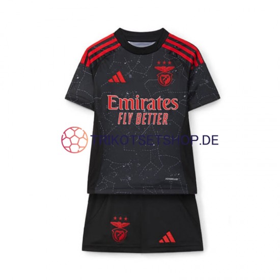 Benfica 2024-2025 Kinder Trikotset Auswärts Kurzarm
