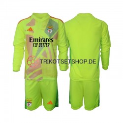 Benfica Torwart 2024-2025 Kinder Trikotset Heim Langarm