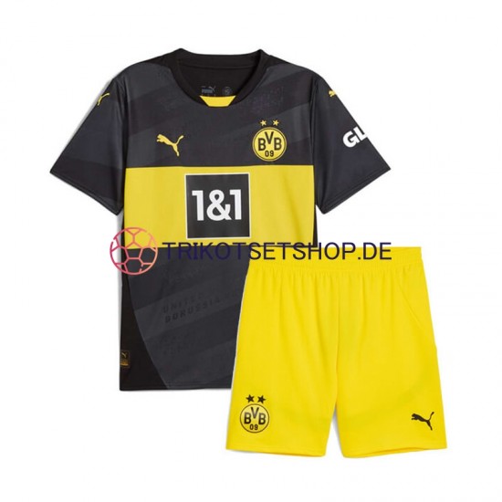 Borussia Dortmund 2024-2025 Kinder Trikotset Auswärts Kurzarm