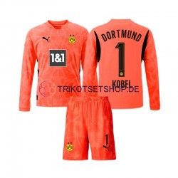 Borussia Dortmund Torwart Gregor Kobel 1 2024-2025 Kinder Trikotset Ausweich Langarm