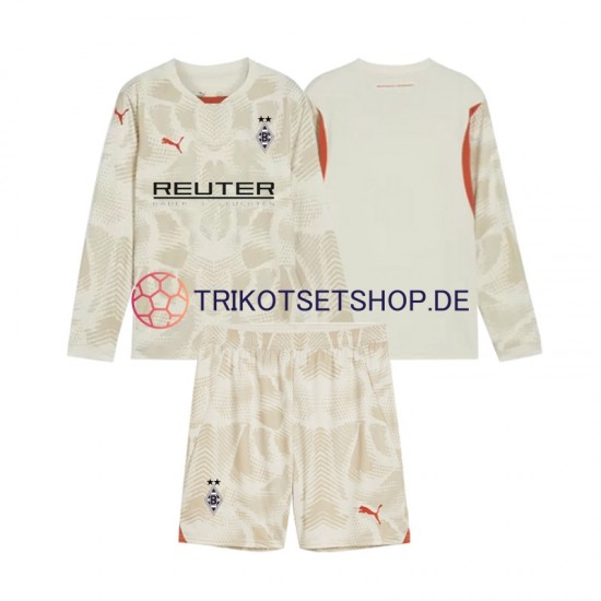 Russland Torwart Bo Monchengladbach 2024-2025 Kinder Trikotset Heim Langarm