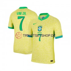Brasilien VINI JR 7 2024 Herren Trikot Heim Kurzarm