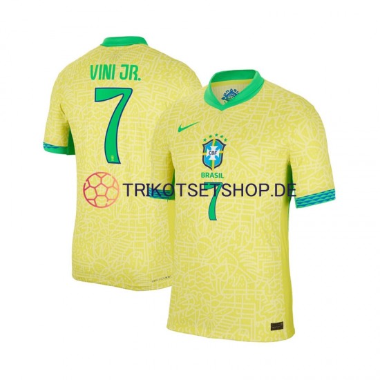Brasilien VINI JR 7 2024 Herren Trikot Heim Kurzarm
