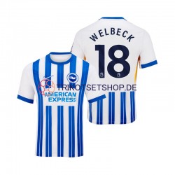 Brighton Hove Albion WELBECK 18 2024-2025 Herren Trikot Heim Kurzarm