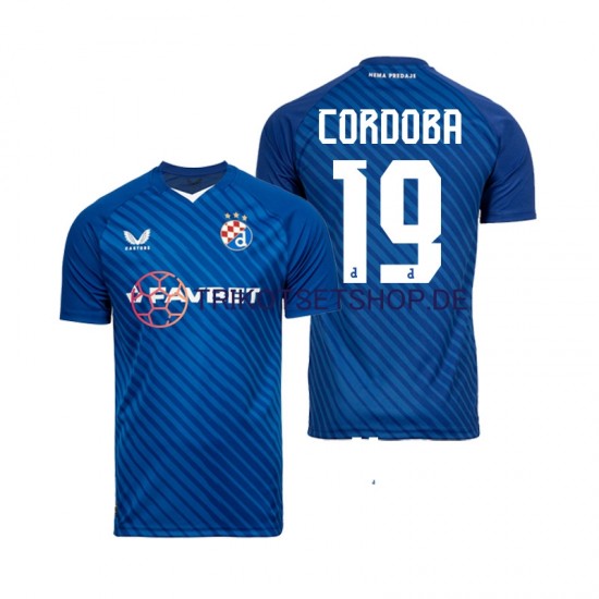 Dinamo Zagreb Juan Cordoba 19 2024-2025 Herren Trikot Heim Kurzarm