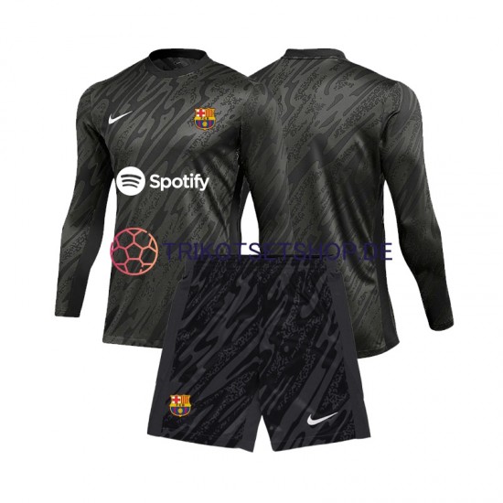 FC Barcelona Torwart 2024-2025 Kinder Trikotset Ausweich Langarm