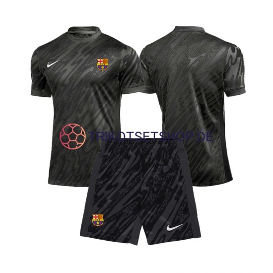 FC Barcelona Torwart 2024-2025 Kinder Trikotset Ausweich Kurzarm