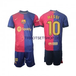 FC Barcelona Lionel Messi 10 2024-2025 Kinder Trikotset Heim Kurzarm