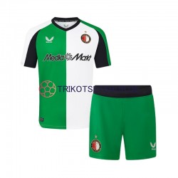 Feyenoord Rotterdam 2024-2025 Kinder Trikotset Ausweich Kurzarm