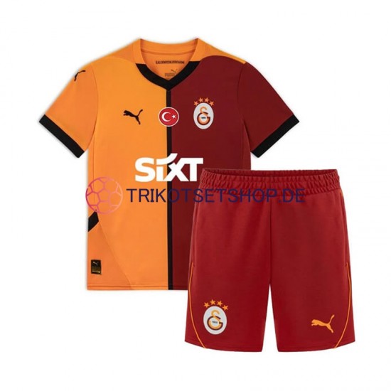 Galatasaray 2024-2025 Kinder Trikotset Heim Kurzarm