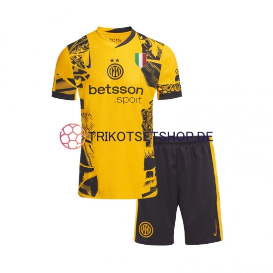 Inter Mailand 2024-2025 Kinder Trikotset Ausweich Kurzarm