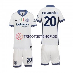 Inter Mailand Hakan Calhanoglu 20 2024-2025 Kinder Trikotset Auswärts Kurzarm