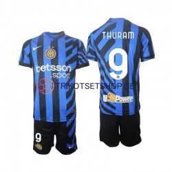 Inter Mailand Marcus Thuram 9 2024-2025 Kinder Trikotset Heim Kurzarm