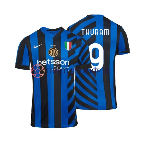 Inter Mailand Marcus Thuram 9 2024-2025 Herren Trikot Heim Kurzarm