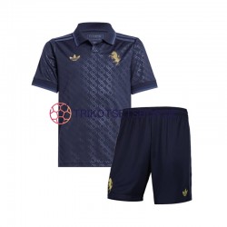 Juventus Turin 2024-2025 Kinder Trikotset Ausweich Kurzarm