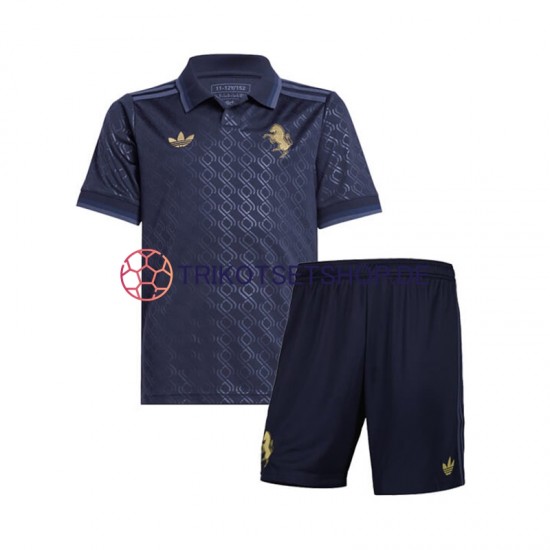 Juventus Turin 2024-2025 Kinder Trikotset Ausweich Kurzarm