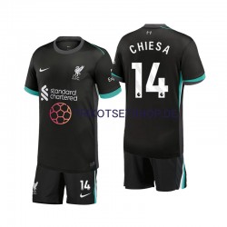 Liverpool Chiesa 14 2024-2025 Kinder Trikotset Auswärts Kurzarm