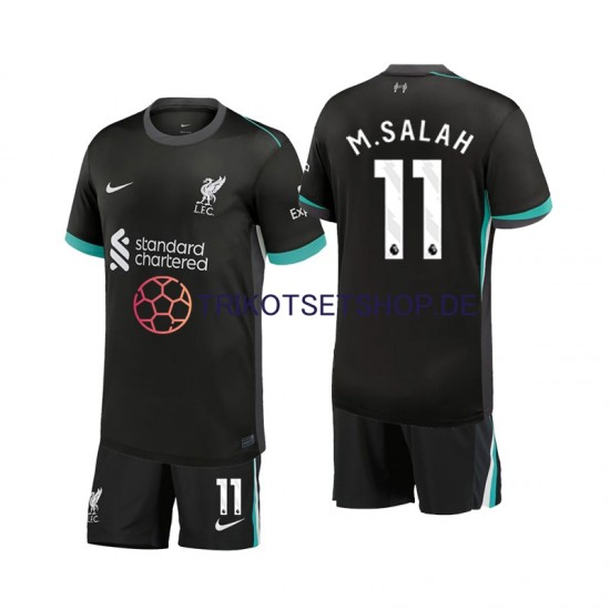 Liverpool M.Salah 11 2024-2025 Kinder Trikotset Auswärts Kurzarm