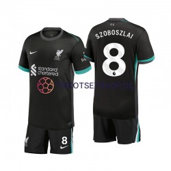 Liverpool Szoboszlai 8 2024-2025 Kinder Trikotset Auswärts Kurzarm