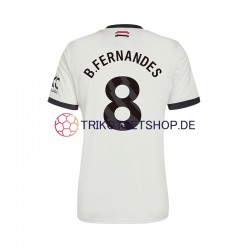 Manchester United Bruno Fernandes 8 2024-2025 Herren Trikot Ausweich Kurzarm