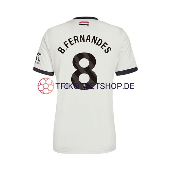 Manchester United Bruno Fernandes 8 2024-2025 Herren Trikot Ausweich Kurzarm