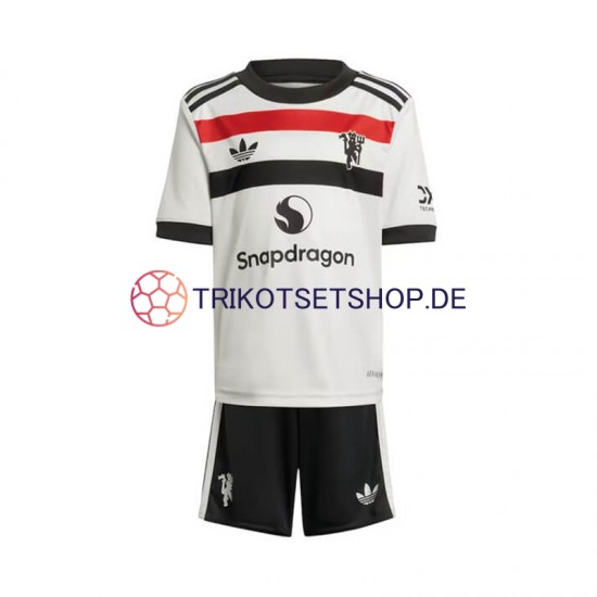 Manchester United 2024-2025 Kinder Trikotset Ausweich Kurzarm